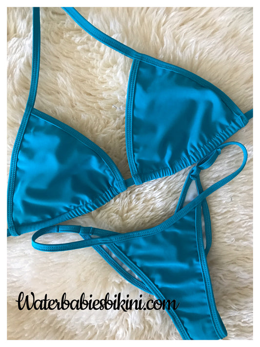 Teal Posing Suits - Bikini Division