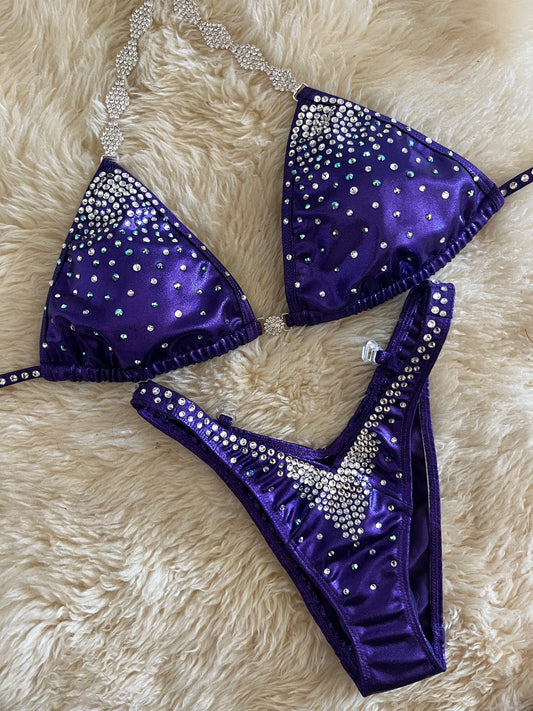 Falling Star Eggplant Purple- Figure Division Suits