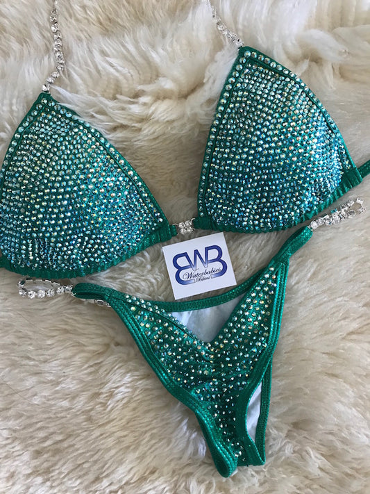 Lucky Streak Kelly Green- Competition Bikini Division