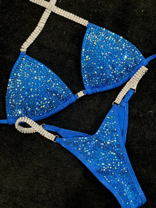 Crown Me Royal Blue- Competition Bikini Division