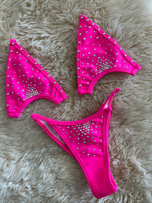 Half way showing Hot Pink - Exotic Bikinis