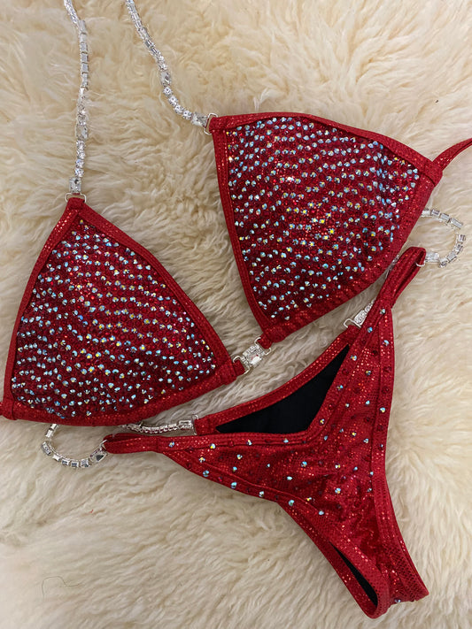 Pixel Lucky Red- Competition Bikini Division