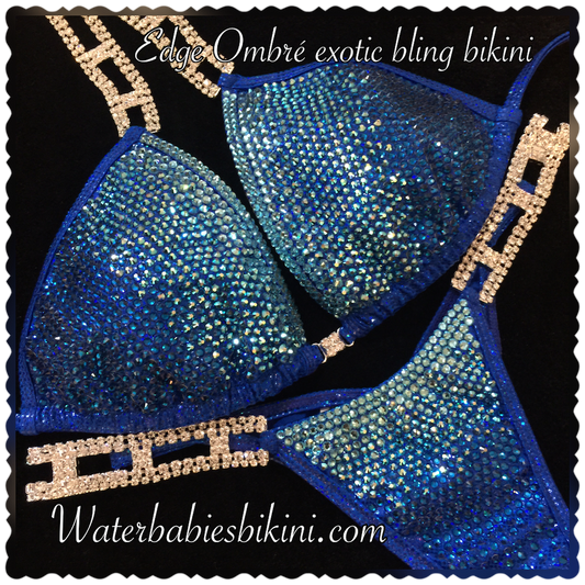 Edge Ombre Royal Blue- Competition Bikini Division