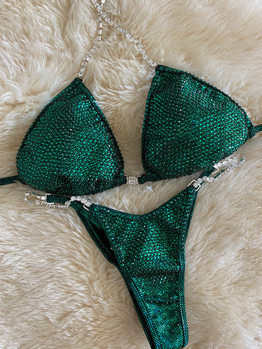 Lucky Streak Emerald Green- Competition Bikini Division