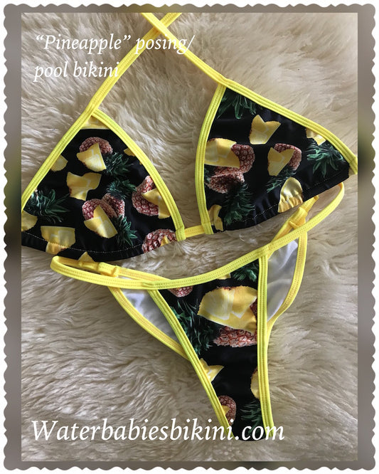 Pineapple Posing Suits - Bikini Division