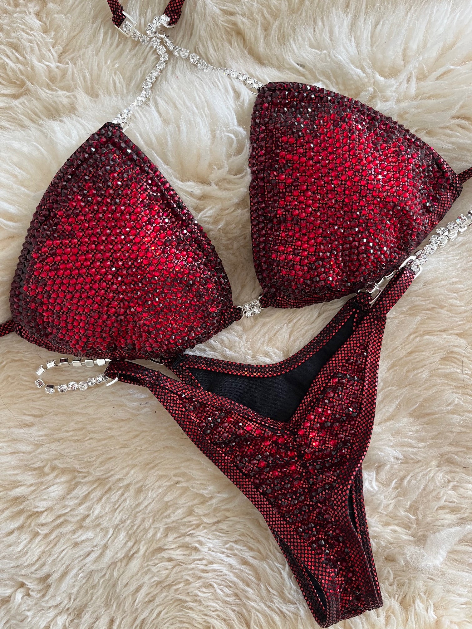 Dark Angel Red- Competition Bikini Division – Waterbabiesbikini