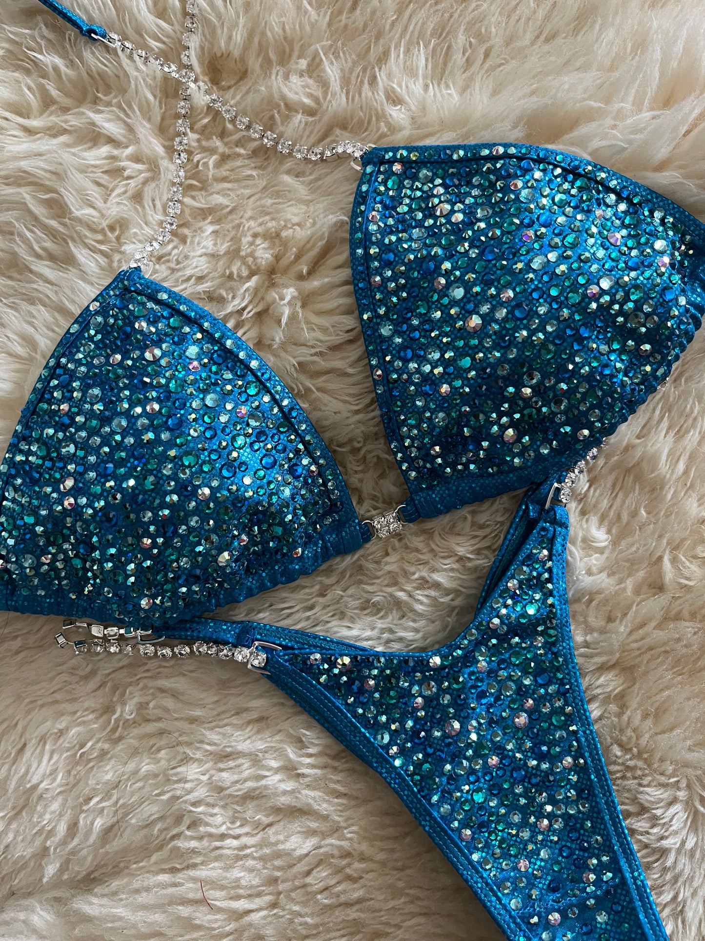 Crown Me Turquoise- Competition Bikini Division