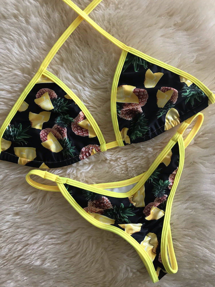 Pineapple Posing Suits - Bikini Division